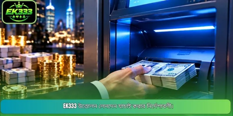 EK333 উত্তোলন লেনদেন যাচাই করার নির্দেশাবলী।