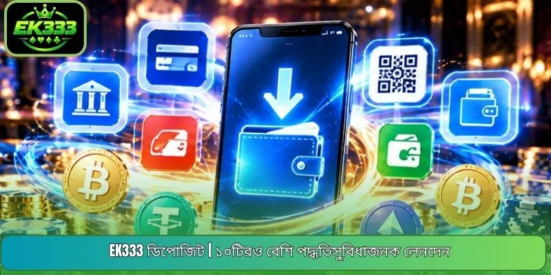 EK333 ডিপোজিট | ১০টিরও বেশি পদ্ধতিসুবিধাজনক লেনদেন