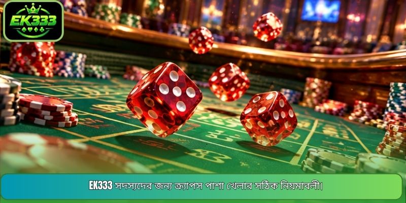 EK333 সদস্যদের জন্য ক্র্যাপস পাশা খেলার সঠিক নিয়মাবলী।