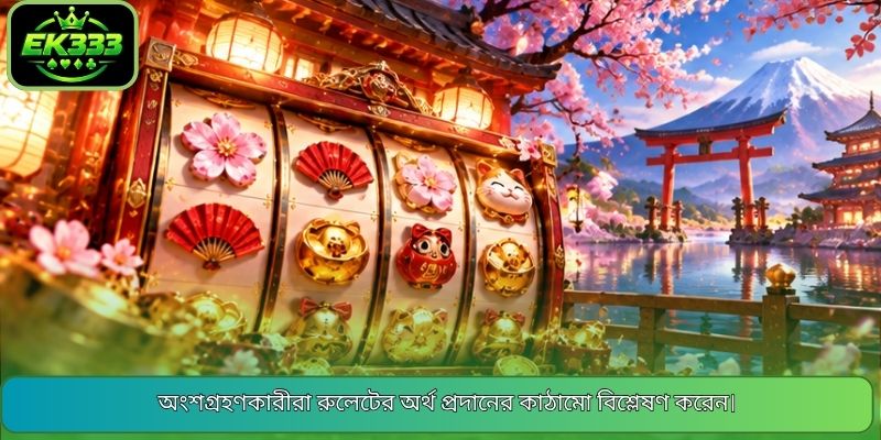 অংশগ্রহণকারীরা রুলেটের অর্থ প্রদানের কাঠামো বিশ্লেষণ করেন।
