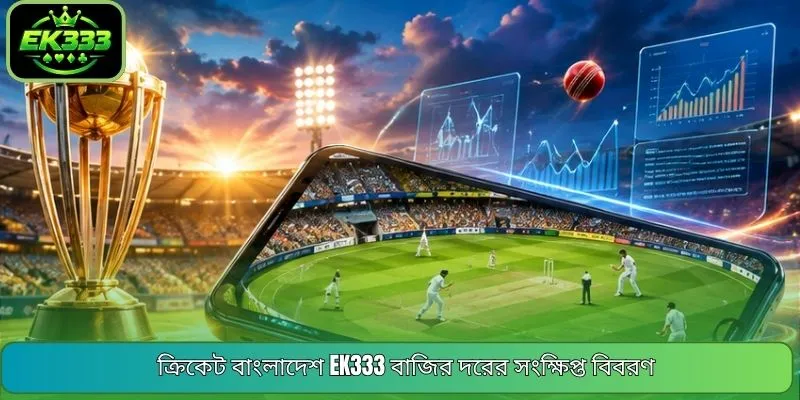 ক্রিকেট বাংলাদেশ EK333 বাজির দরের সংক্ষিপ্ত বিবরণ