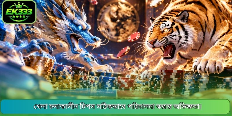 খেলা চলাকালীন চিপস সঠিকভাবে পরিচালনা করার অভিজ্ঞতা।