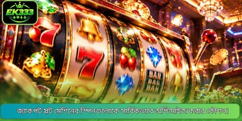 জ্যাকপট স্লট মেশিনের স্পিনগুলোকে সার্বিকভাবে অপ্টিমাইজ করার কৌশল।