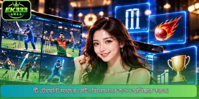 টি-টোয়েন্টি ম্যাচের বেটিং বিনোদনের জগৎ আবিষ্কার করুন।