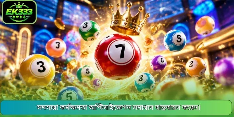 সদস্যরা কর্মক্ষমতা অপ্টিমাইজেশন সমাধান বাস্তবায়ন করেন।