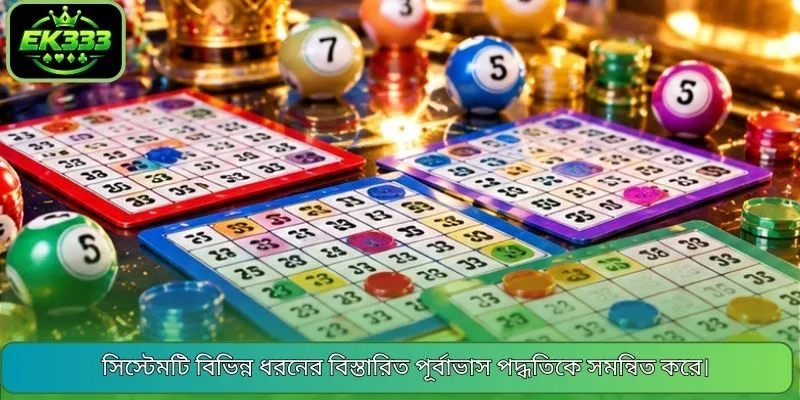 সিস্টেমটি বিভিন্ন ধরনের বিস্তারিত পূর্বাভাস পদ্ধতিকে সমন্বিত করে।